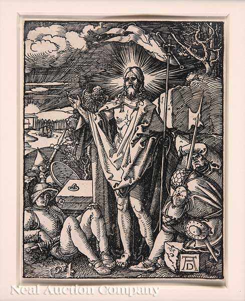 Appraisal: After Albrecht Durer German - Christus engraving on paper unknown