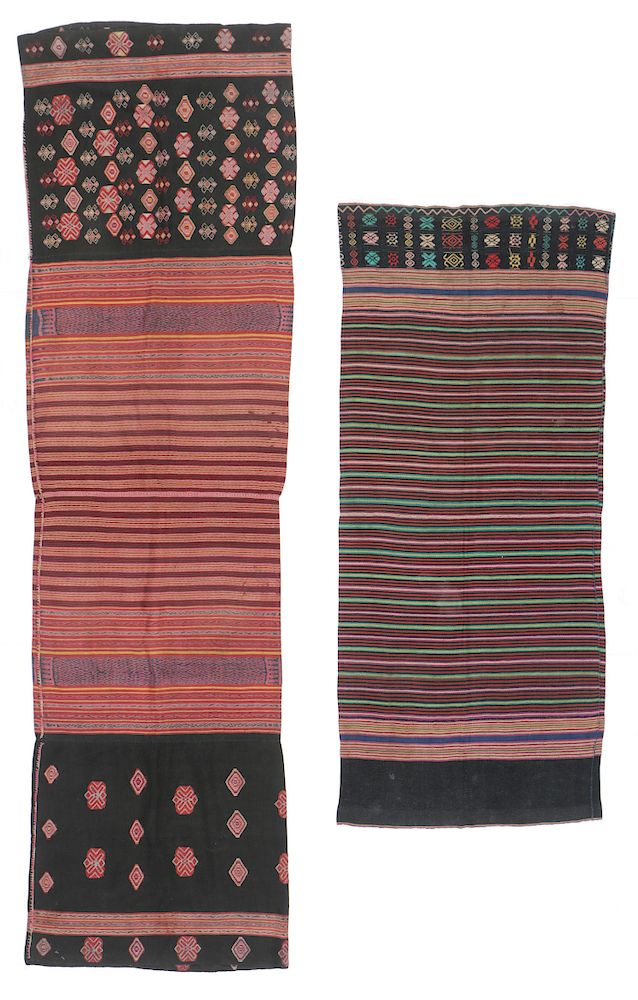 Appraisal: West Timor Sarong Textiles West Timor sarongs cotton with supplementary