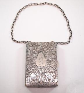 Appraisal: R Blackinton Sterling purse An early th century Sterling Silver