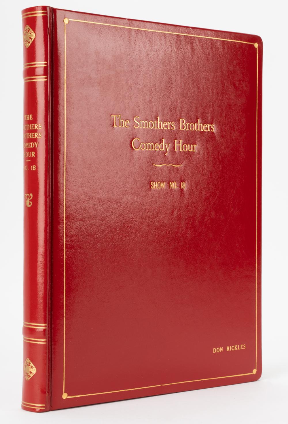 Appraisal: DON RICKLES THE SMOTHERS BROTHERS COMEDY HOUR SCRIPTshow no final