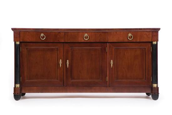 Appraisal: REGENCY-STYLE SIDEBOARD Baker Furniture Company Kohler Wisconsin late th century