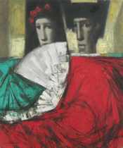 Appraisal: Anton n Marek Machourek Czech - Matador with Spanish lady