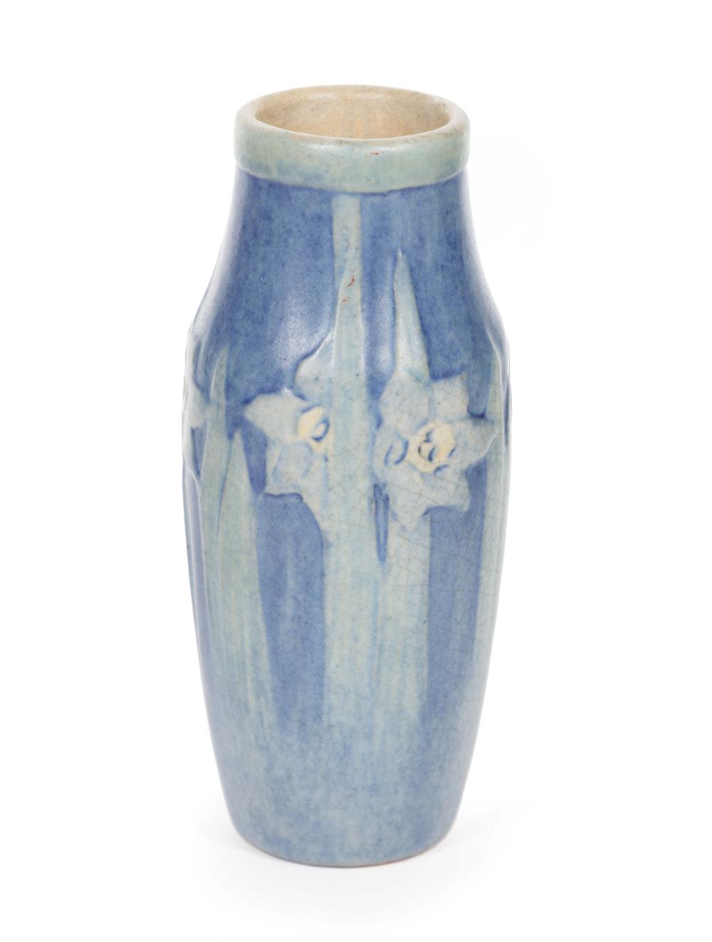 Appraisal: Newcomb College Art Pottery Vase decorated by Sadie Irvine relief