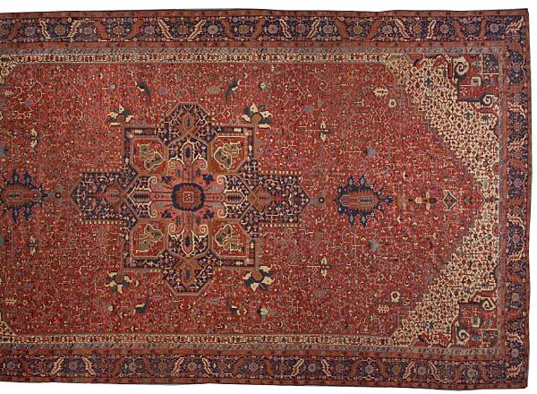 Appraisal: A Serapi carpet Northwest Persia circa size approximately ft in