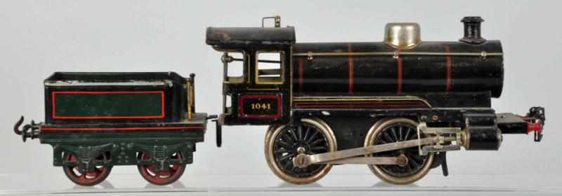 Appraisal: KBN -Gauge Steam Train Engine Tender German English outline Clockwork