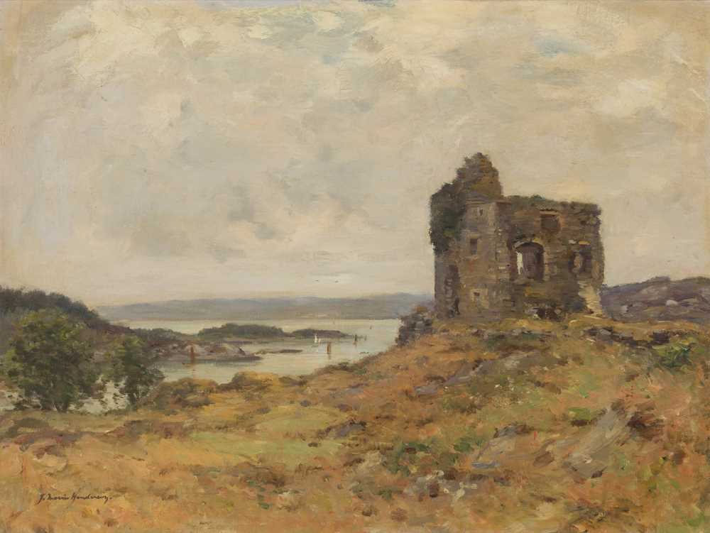 Appraisal: JOSEPH MORRIS HENDERSON R S A SCOTTISH - RUINS ABOVE