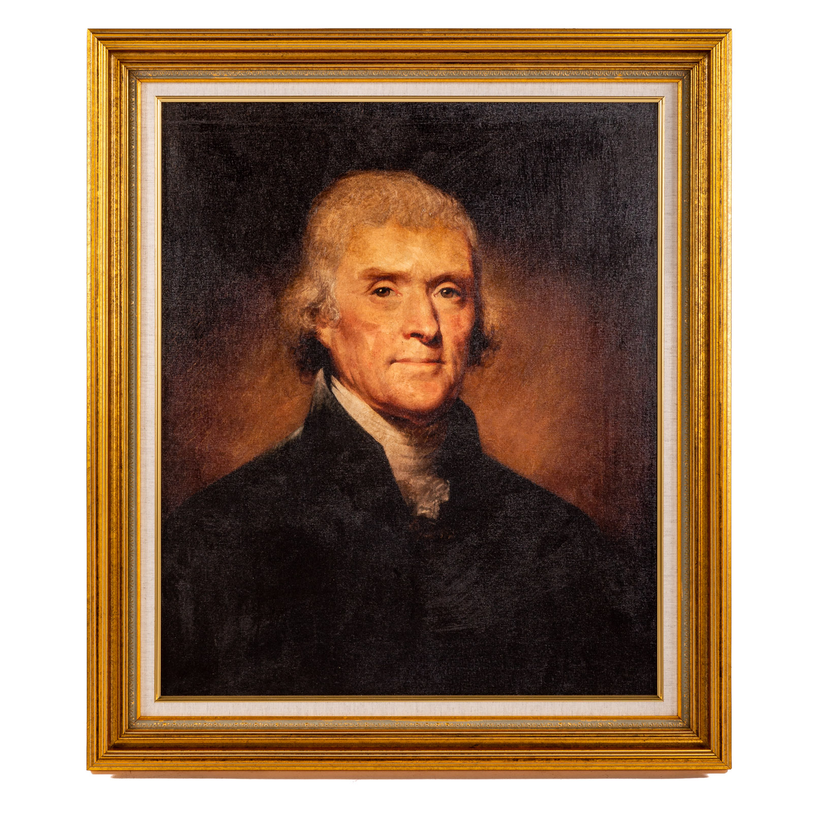 Appraisal: AFTER REMBRANDT PEALE THOMAS JEFFERSON GICLEE American - Enhanced giclee