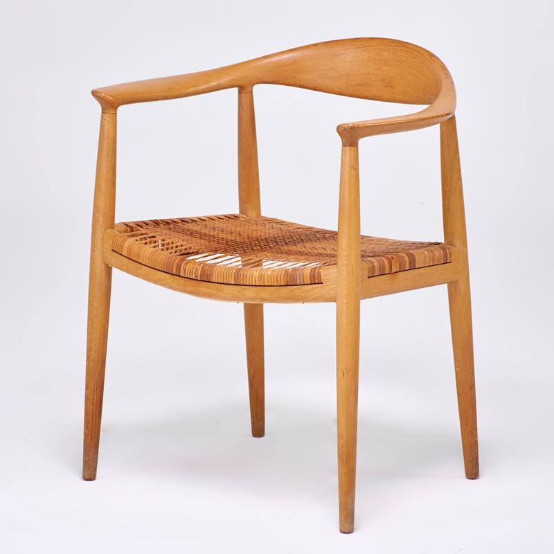 Appraisal: HANS WEGNER P P MOBLER The Chair Denmark s Oak