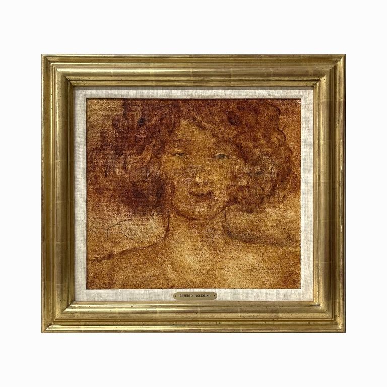 Appraisal: Roberto Figliolino Woman Roberto Figliolino Woman Signed Oil on Canvas