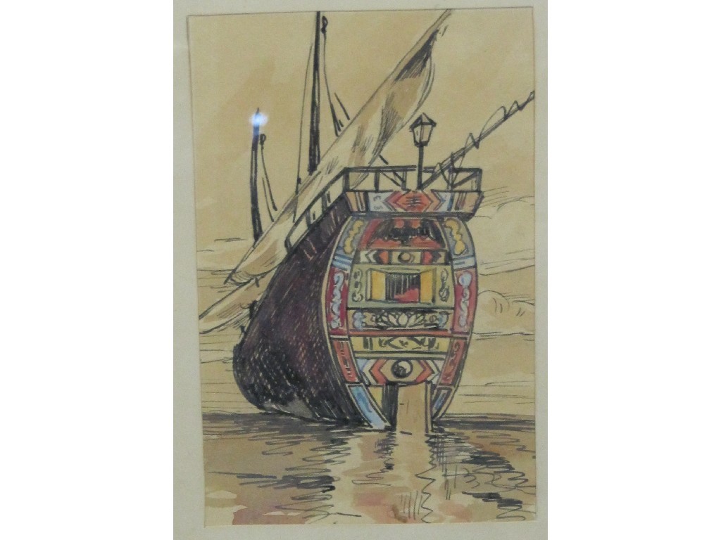 Appraisal: Lot comprising two oriental prints