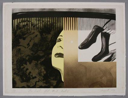 Appraisal: JAMES ROSENQUIST b THE LIGHT THAT WON'T FAIL I Lithograph