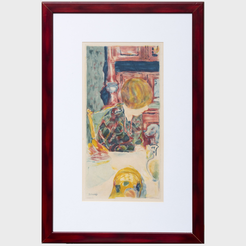 Appraisal: JACQUES VILLON - AFTER PIERRE BONNARD - LA FEMME AU