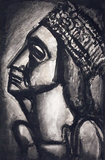 Appraisal: Georges Rouault French - Vierge aux sept glaivesfrom The Miserere