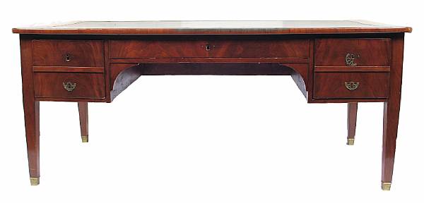 Appraisal: An Empire walnut bureau plat losses height in width in