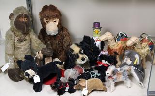 Appraisal: lot of Plush animal group including Schuco and Steiff comprising