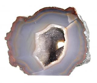 Appraisal: Large Agate Chalcedony Geode Large Agate Chalcedony Geode Brazilian good