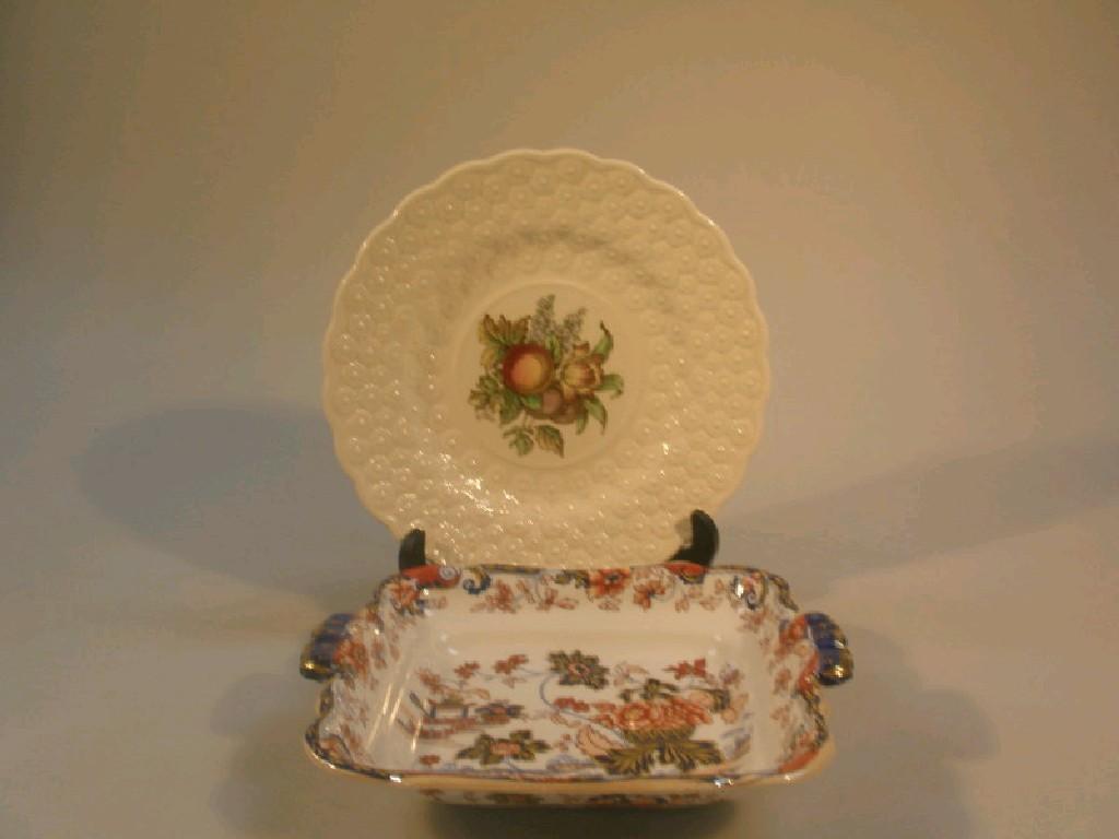 Appraisal: An Amherst Japan pattern no stone china dish cm wide