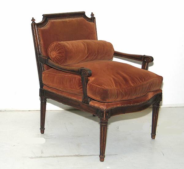 Appraisal: A Louis XVI fauteuil third quarter th century height in