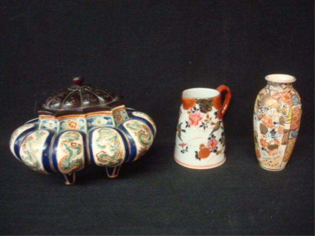 Appraisal: Pieces Of Satsuma Porcelain From an East th Street NYC