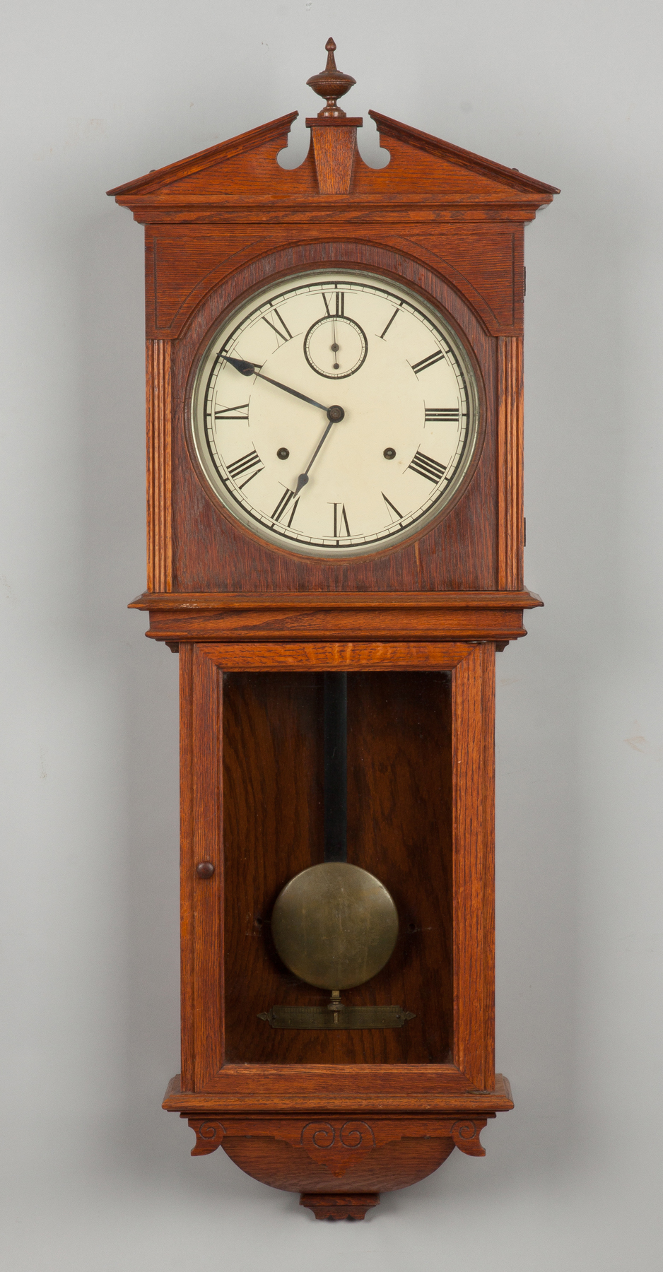 Appraisal: Seth Thomas Umbria Wall Regulator Oak case day movement