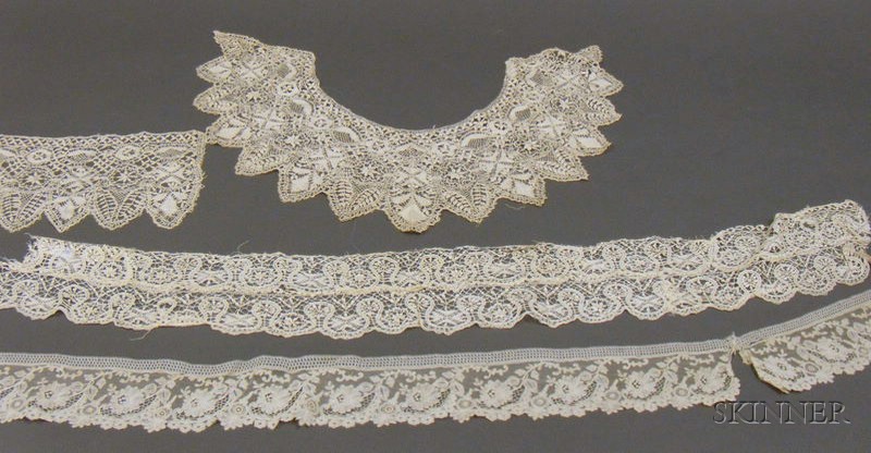 Appraisal: Assorted Needle and Bobbin Lace Trims and Edging th th