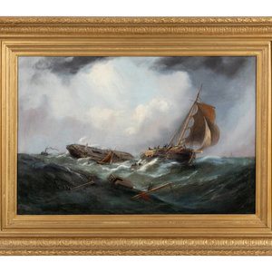 Appraisal: Manner of William Adolphus Knell British - Ship Wreck in