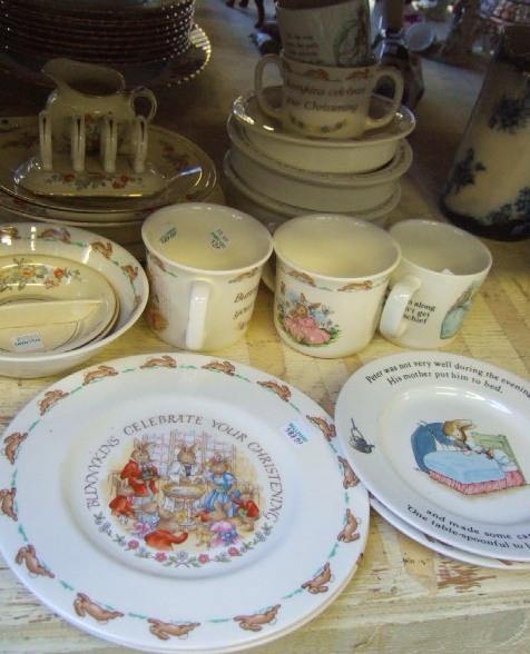 Appraisal: A quantity of Royal Doulton and Wedgwood 'BUNNYKINS' tea wares