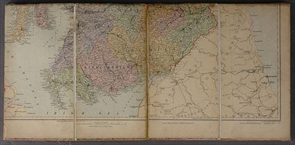 Appraisal: STANFORD'S LIBRARY MAP OF ENGLAND AND WALES London Stanford Circa