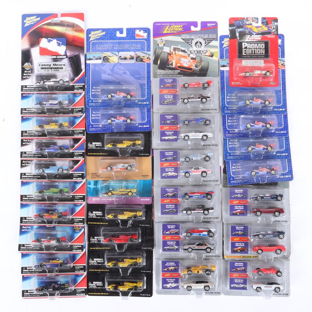 Appraisal: LOT OF JOHNNY LIGHTNING INDY RACING DIECAST CARSLot of Johnny