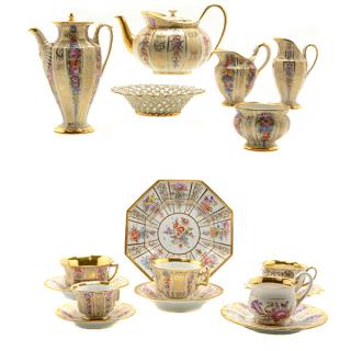 Appraisal: Meissen Porcelain Dessert Service Meissen Porcelain Dessert Service Each piece