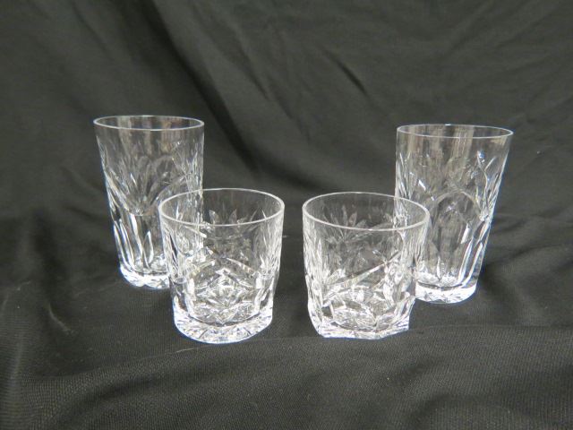 Appraisal: pcs Cut Crystal Stemware tumblers and Old Fashions excellent