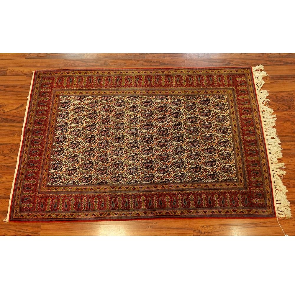 Appraisal: Semi-Antique Senneh Carpet Semi-Antique Senneh Carpet Unsigned Measures x Condition