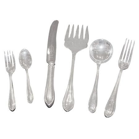 Appraisal: Sheffield Silver Flatware Service Estimate nbsp nbsp nbsp - nbsp