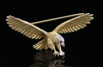 Appraisal: K Gold American Eagle Brooch K yellow gold in the