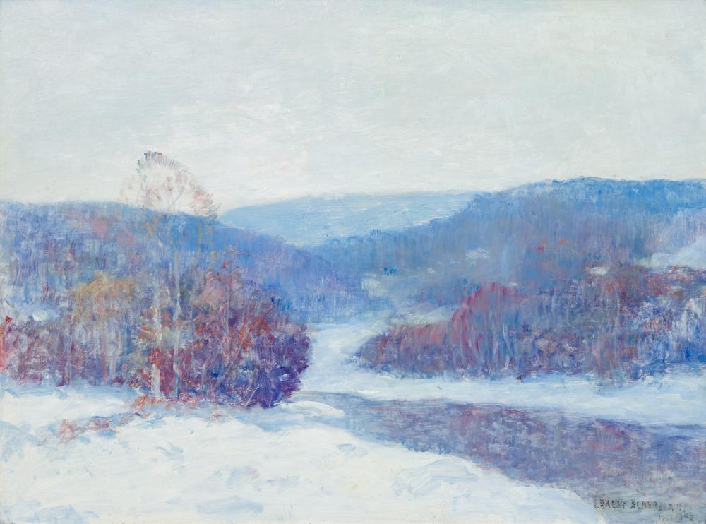 Appraisal: ERNEST ALBERT American - Upland Winter Afternoon oil on board