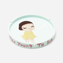 Appraisal: Yoshitomo Nara TOO YOUNG TO DIE ceramic d dia in