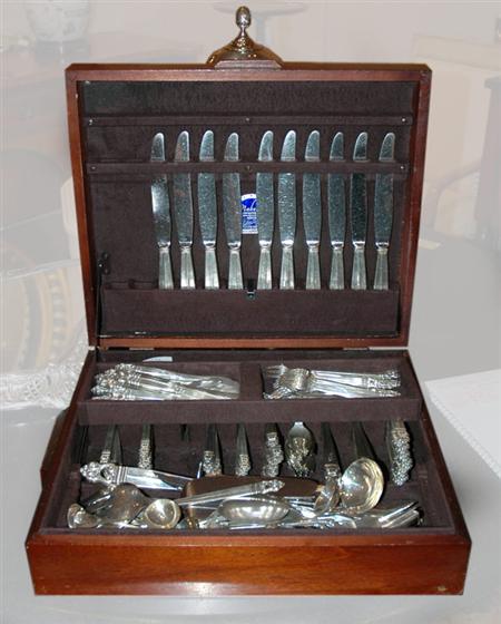 Appraisal: International Silver Co Sterling Silver Flatware Service Estimate -