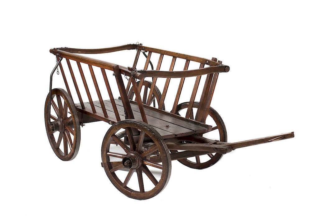 Appraisal: Produce Wagon Produce Wagon wood x x inches Condition Wagon