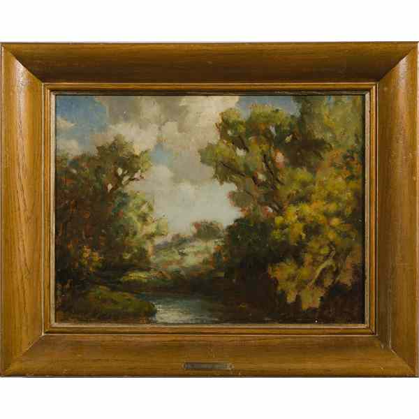 Appraisal: Archie Palmer Wigle American - Landscape Oil on board signed