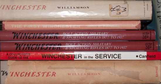 Appraisal: Six reference books concerning Winchester arms Estimate - All property