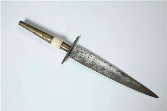 Appraisal: PLUG BAYONET American or English th century Single-edged blade made