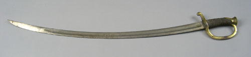 Appraisal: Civil War saber unmarked blade - l