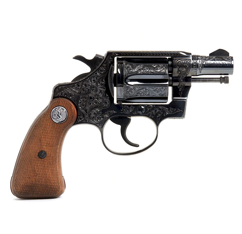 Appraisal: Factory Engraved Colt Detective Special Colt Special Detective Special Factory