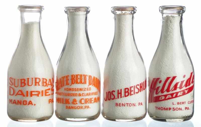 Appraisal: Lot of Pennsylvania Milk Bottles Description Lot includes one bottle