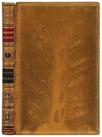 Appraisal: CARLYLE Thomas The Works of Thomas Carlyle London Chapman Hall