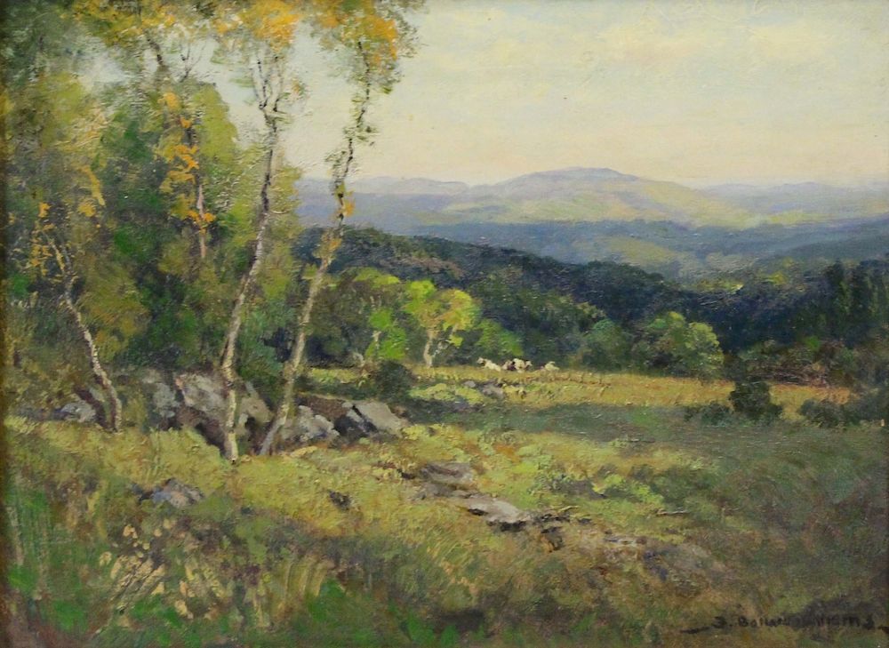 Appraisal: FREDERICK BALLARD WILLIAMS AMERICAN - Oil on Board Sun and