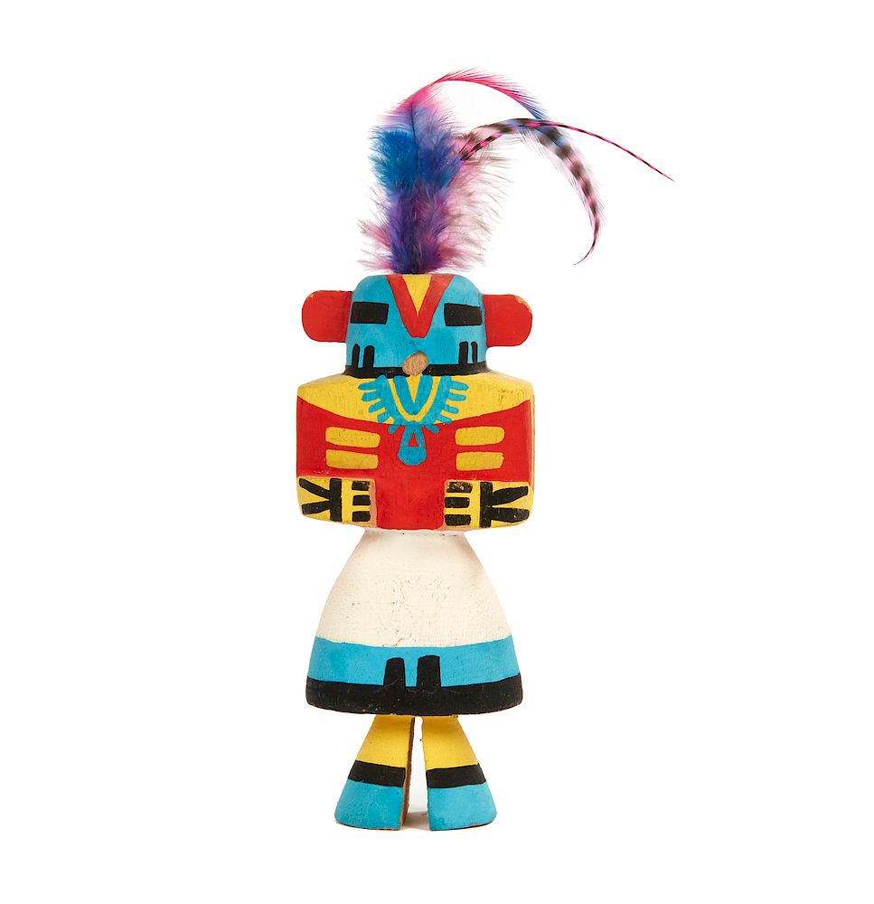 Appraisal: Rt Hummingbird Kachina Tocha by Abbott Sackiestewa Rt Hummingbird Kachina