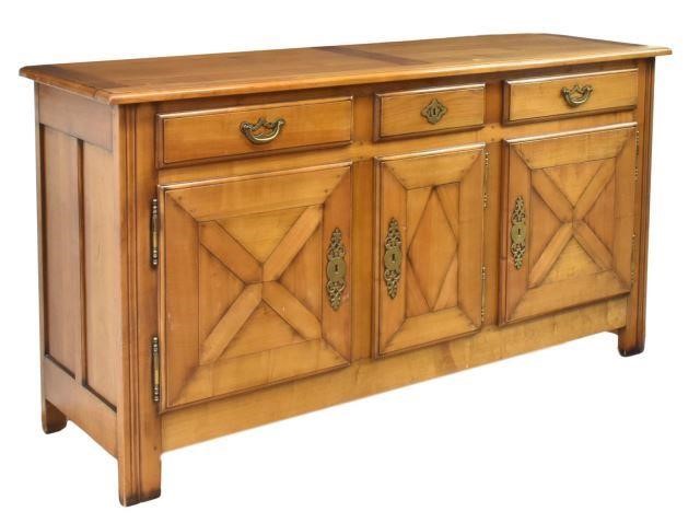 Appraisal: French fruitwood sideboard Rene Trotel late th c having paneled