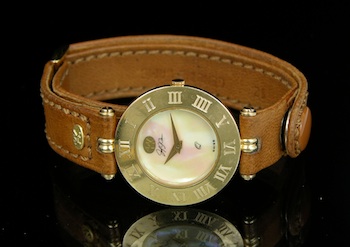 Appraisal: A k Yellow Gold Ladies' Wrist Watch k yellow gold