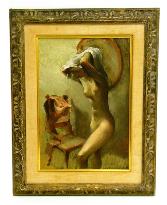 Appraisal: Paul Julian American - Blonde Girl oil on artist board